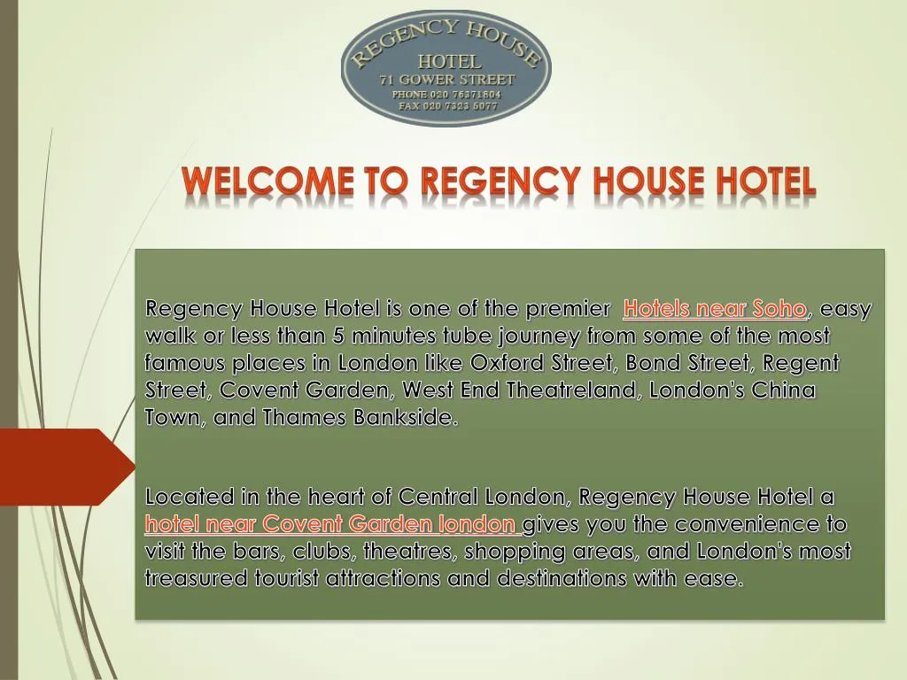 welcome to regency house hotel