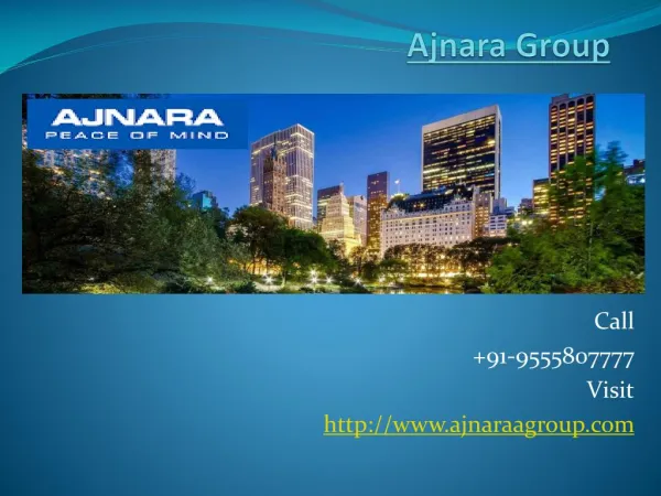 Ajnara Group Elegant Real Estate Builder