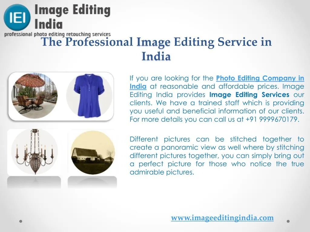 the professional image editing service in india