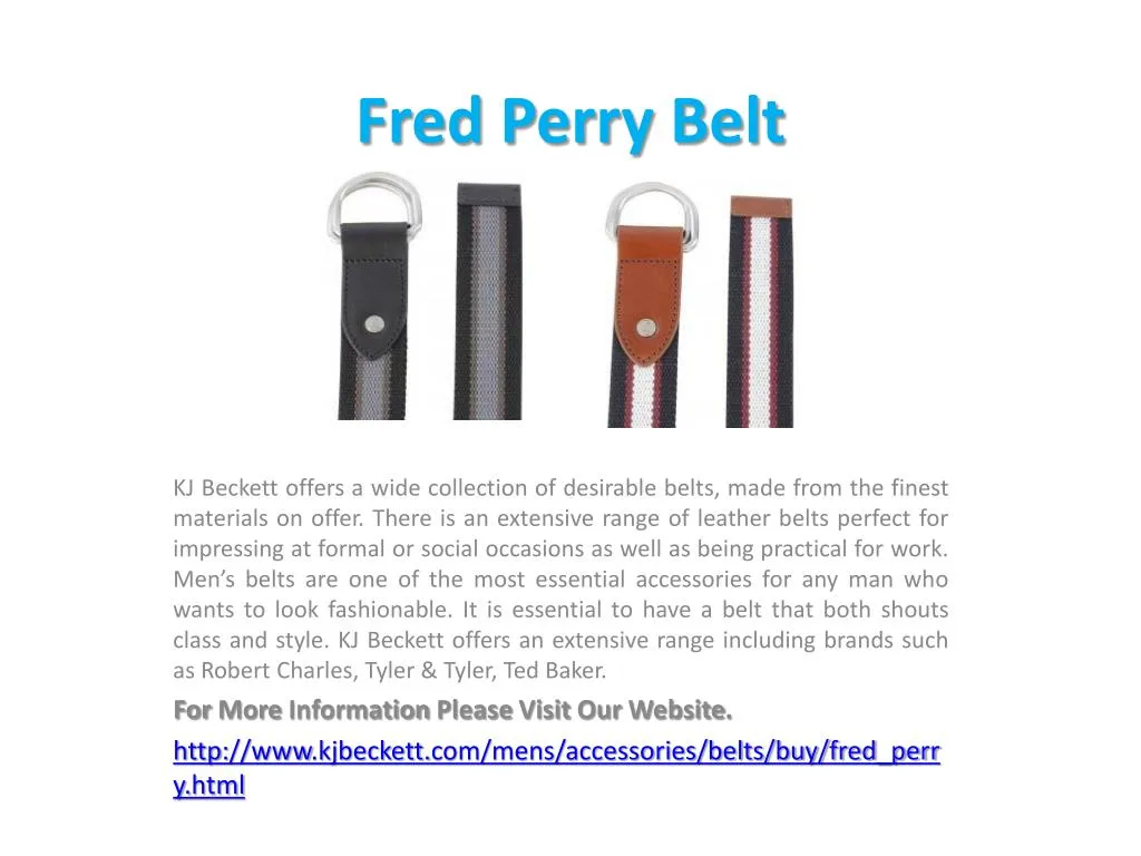 fred perry belt