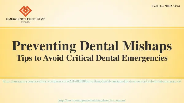 Tips to Avoid Critical Dental Emergencies