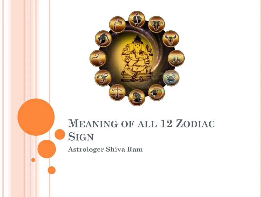 meaning of all 12 zodiac sign