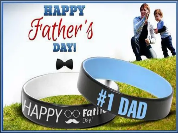 Personalized Father's Day Wristbands - Best Memorable Gift Ideas