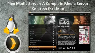 Plex Media Server: A Complete Media Server Solution for Linux - slide 1