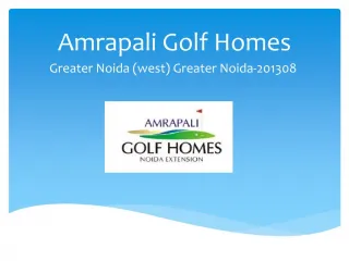 Amrapali Golf Homes Greater Noida – Investors Clinic