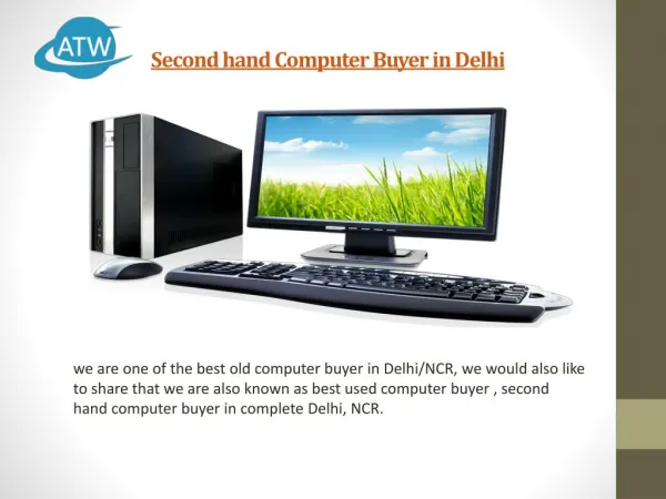 Second hand Computer Buyer in Delhi