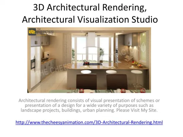 3D Architectural Rendering, Architectural Visualization Studio