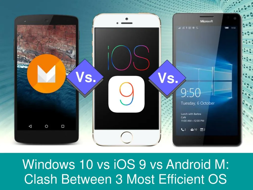 windows 10 vs ios 9 vs android m clash between 3 most efficient os
