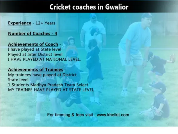 Find best professional coaches in gwalior online