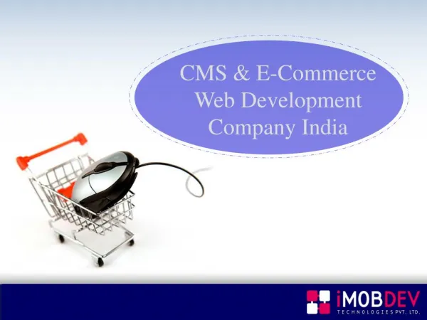 CMS & E-Commerce web development Company India