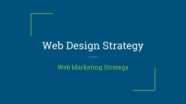 Web Design and Web Marketing Strategy in Portland