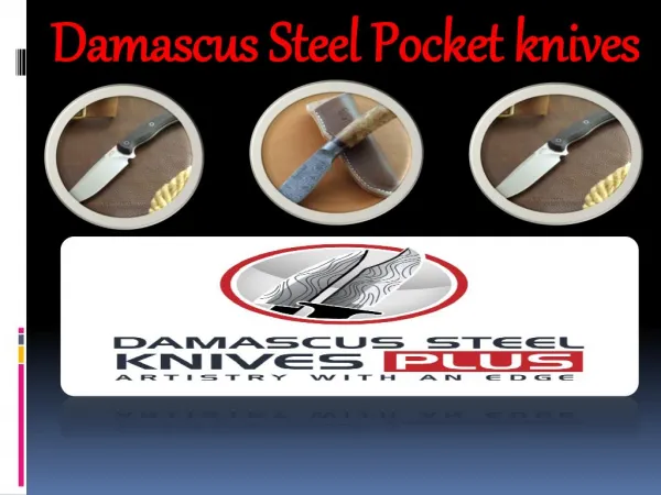 Damascus Steel Pocket knives