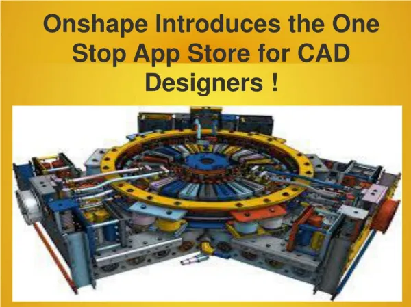 Onshape Introduces the One Stop App Store for CAD!