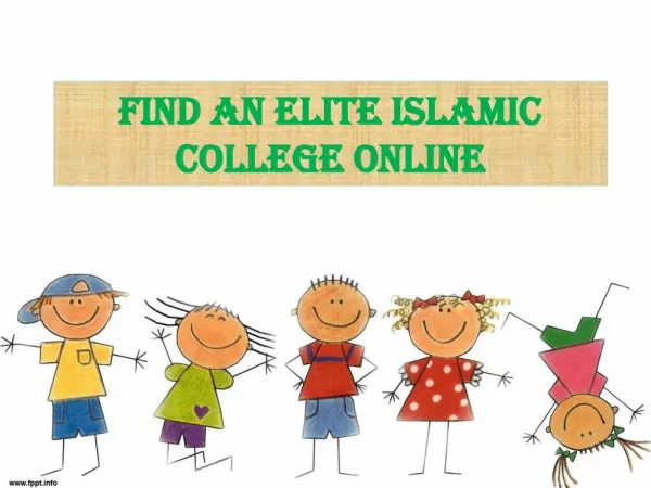 Find Islamic College Online