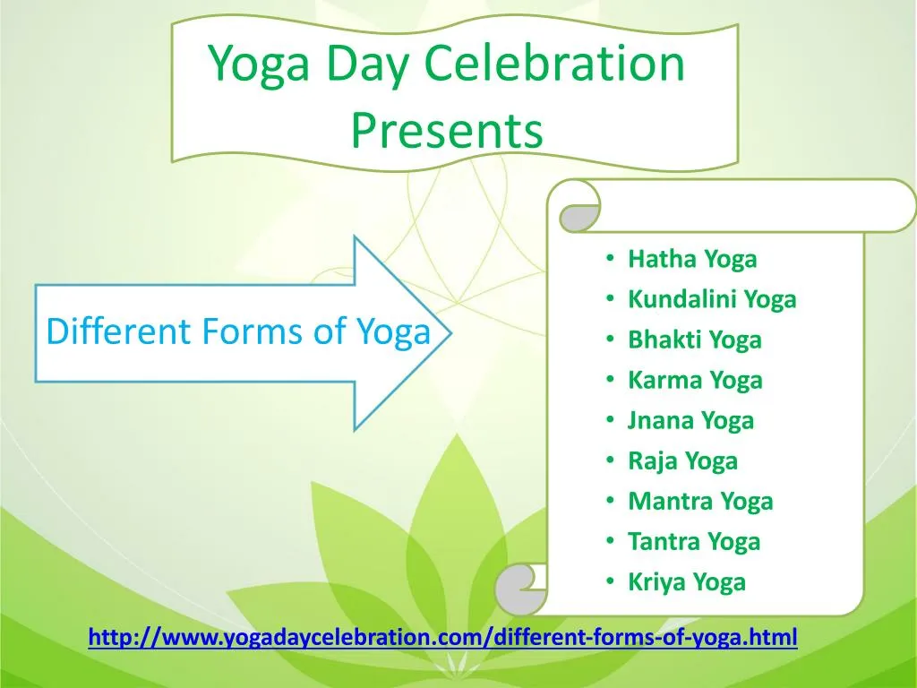 yoga day celebration presents