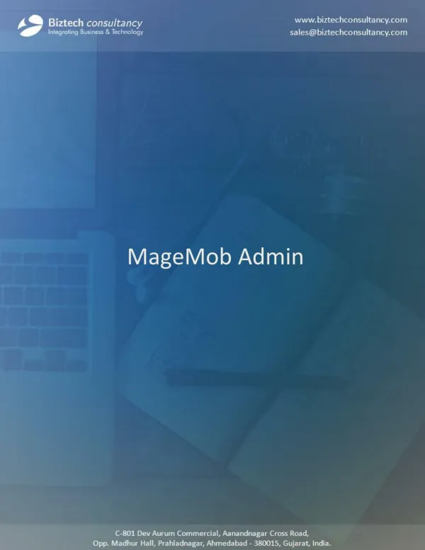 MageMob Admin: Magento Mobile Assistant Extension to Manage Store