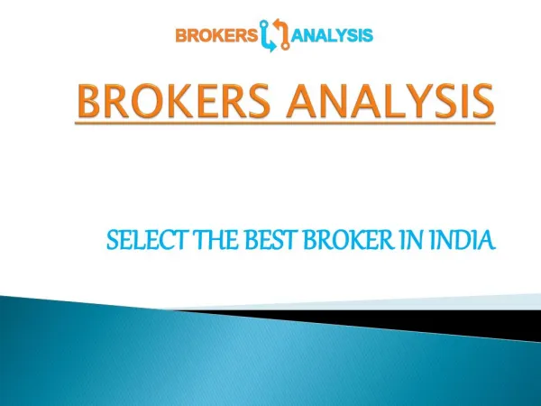 Discount Brokers In India