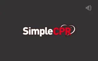 SimpleCPR - Online CPR Training And First Aid Certification - slide 1