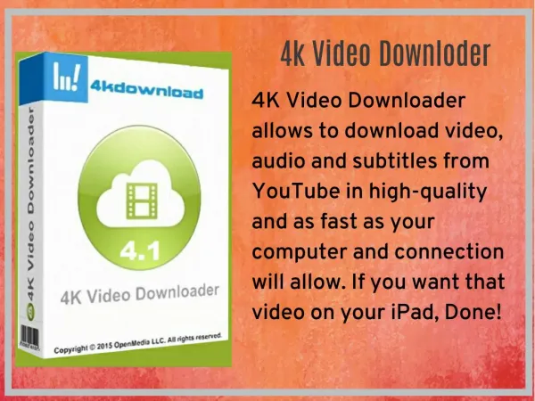 4k Video Downloder