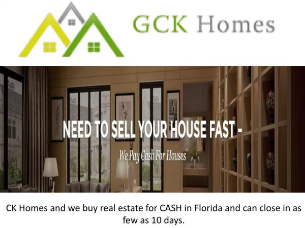 We Buy Houses for cash