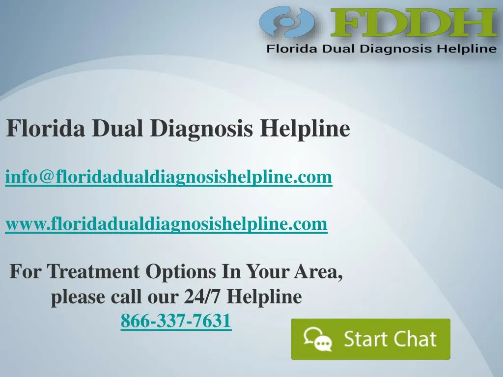 florida dual diagnosis helpline