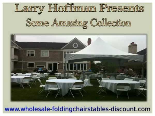 Larry Hoffman Presents Some Amazing Collection