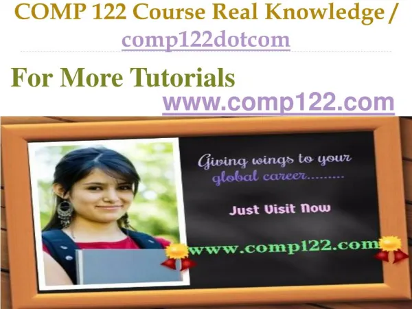 COMP 122 Course Real Knowledge / comp122dotcom