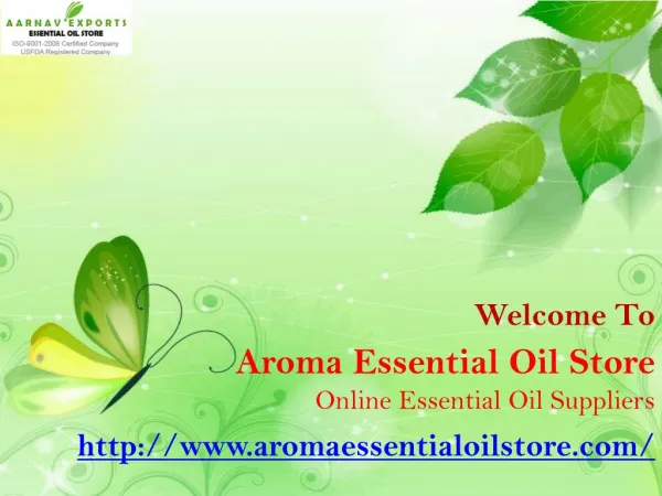 Get Online Carrier and Base Oils at Aroma Essential Oil Store