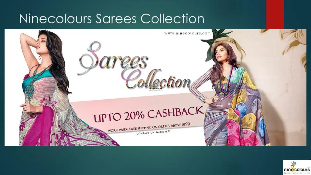 ninecolours sarees collection