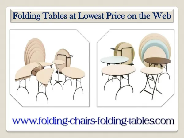 Folding Tables at Lowest Price on the Web