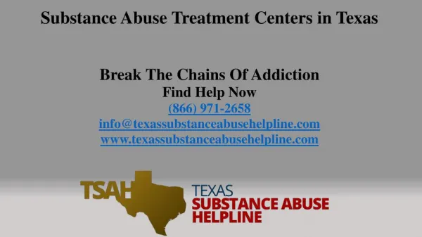 Texas Substance Abuse Helpline