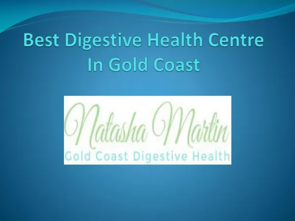 Best digestive health centre in Gold coast