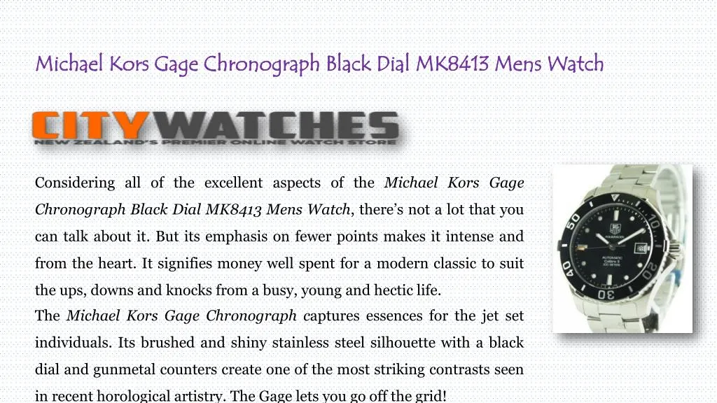 นาฬิกา michael kors ผู้ชาย ราคาพิเศษ | ซื้อออนไลน์ที่ Shopee ส่งฟรี*ทั่วไทย!