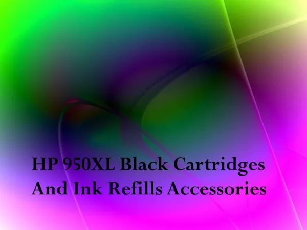 HP 950XL Black Cartridges & Refill Accessories By Shop.re-inks.com
