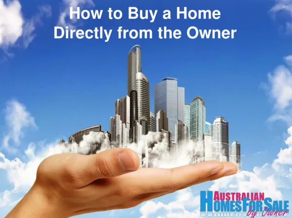 How to Buy a Home Directly from the Owner