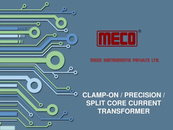 Clamp-On, Precision, Split Core Current Transformer