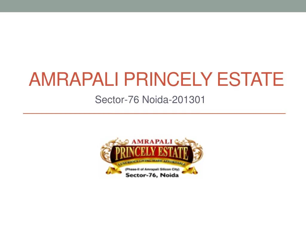 amrapali princely estate