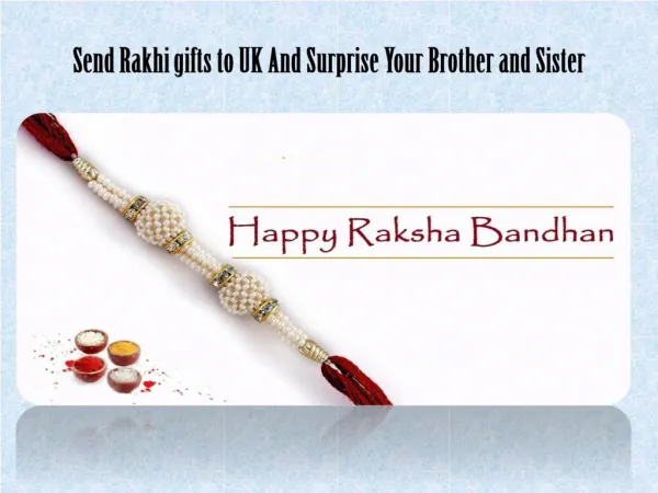 Share Your love on this rakhi via erakhigifts by Send Rakhi gifts to uk