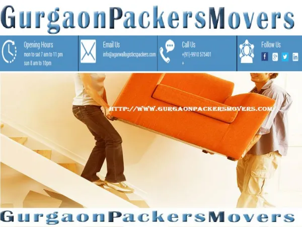LOCAL PACKERS AND MOVERS IN GURGAON