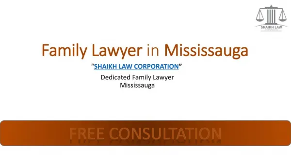 Family lawyer in Mississauga | SLC Lawyer