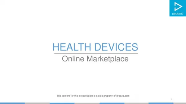 Buy Health Devices online at best price on Droozo.com