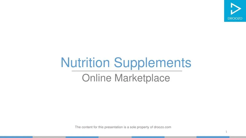 nutrition supplements online marketplace