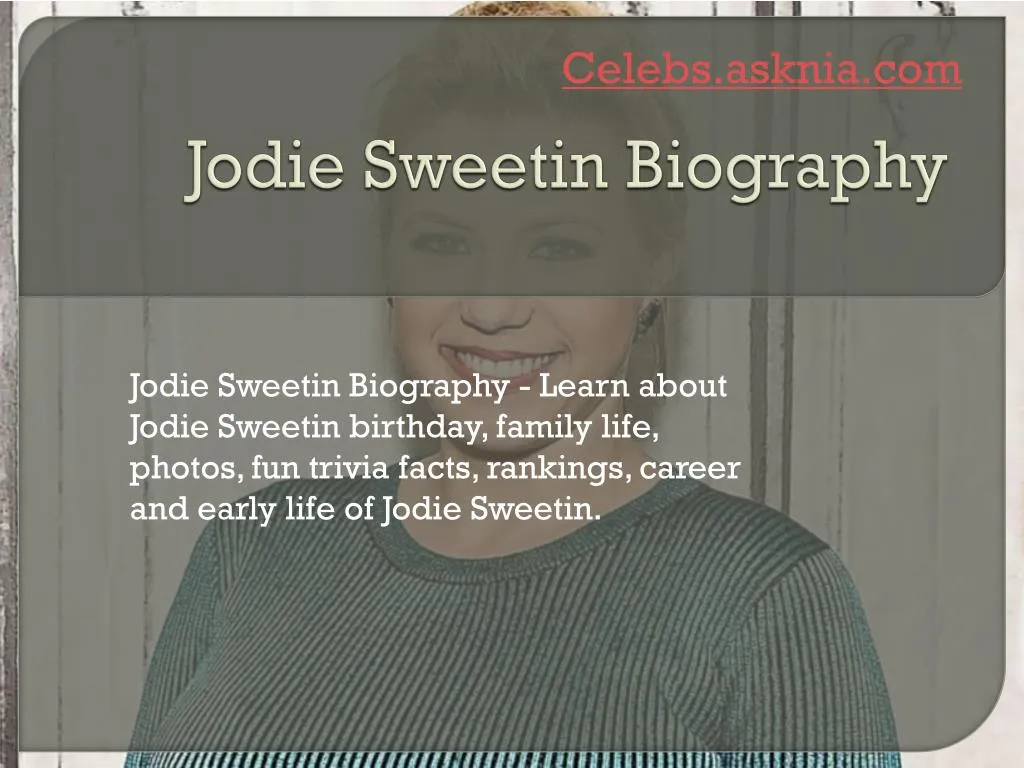 jodie sweetin biography