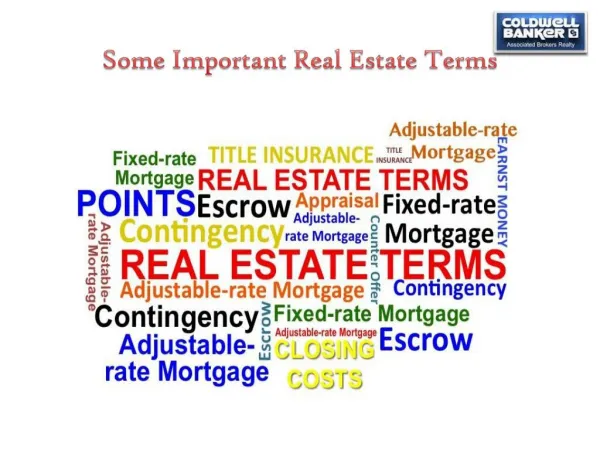 Understand Real Estate Terms