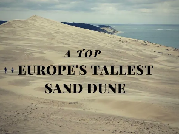 Atop Europe's tallest sand dune