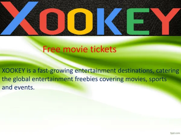 Win free movie tickets online | Deals on movie tickets | Xookey
