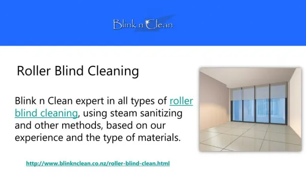 Roller Blind Cleaning by Blink n Clean