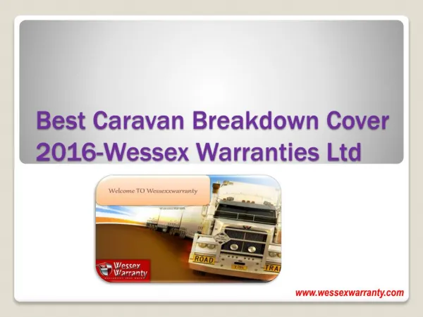 Best Caravan Breakdown Cover 2016-Wessex Warranties Ltd