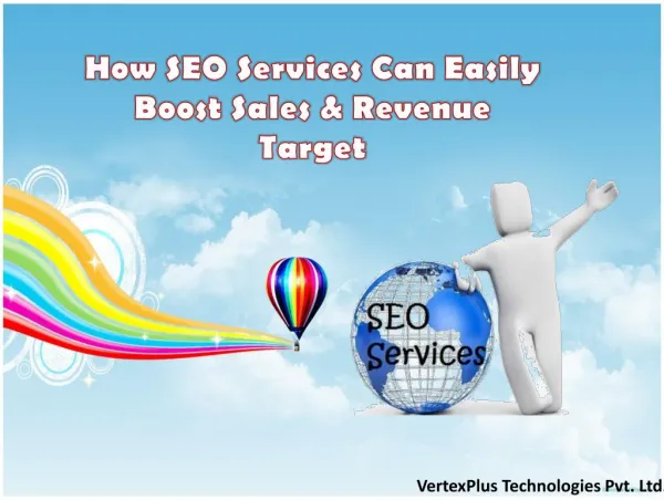 How SEO Services Can Easily Boost Sales & Revenue Target