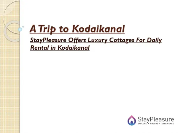A Trip to Kodaikanal